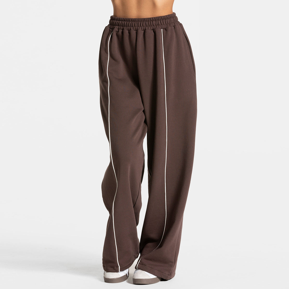 Women's Silk Blend Flared Yoga Pants High-Stretch Wide-Leg