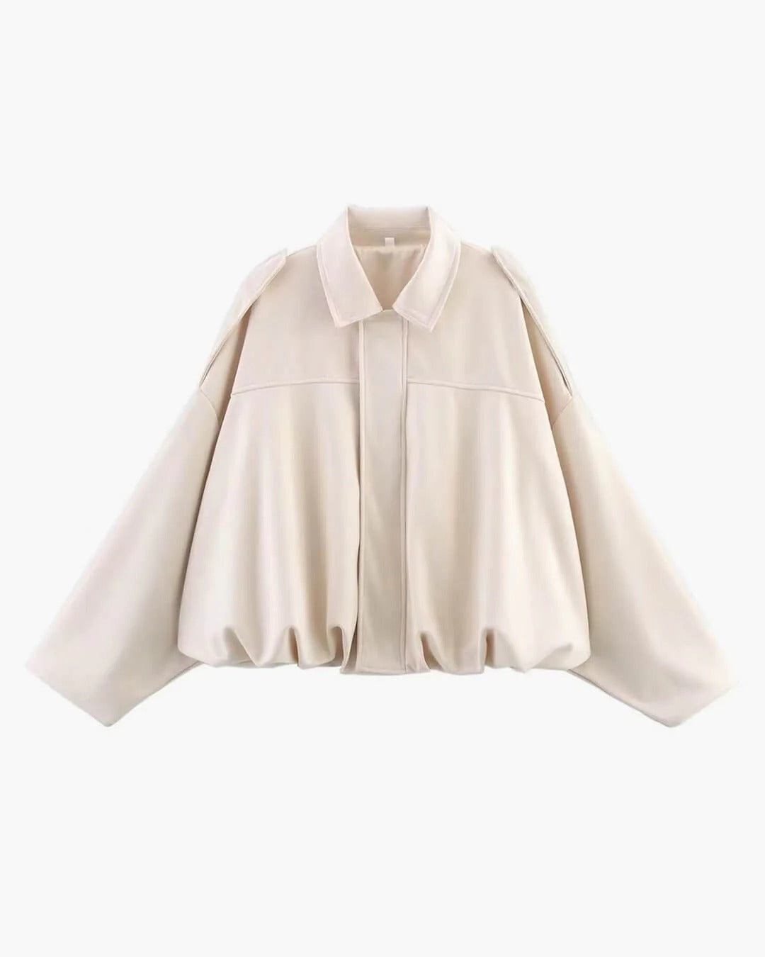 Women's Faux Suede Bomber Jacket – Collar Cropped Zip Jacket