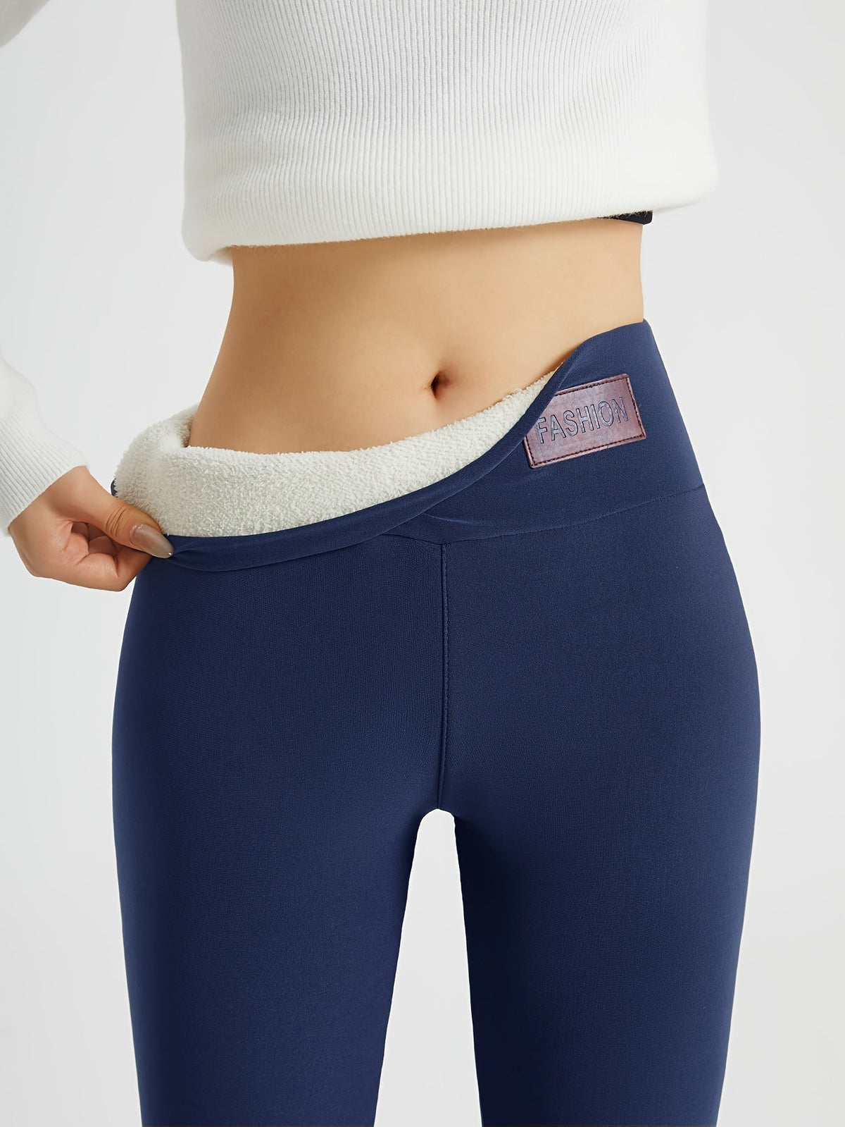Women's Fleece-Lined Leggings – High-Waist Thermal Winter Leggings