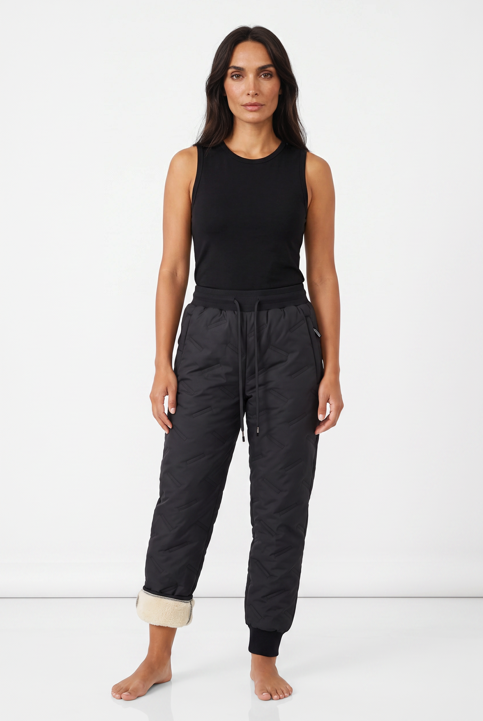 Women's Fleece-Lined Joggers – Thermal Winter