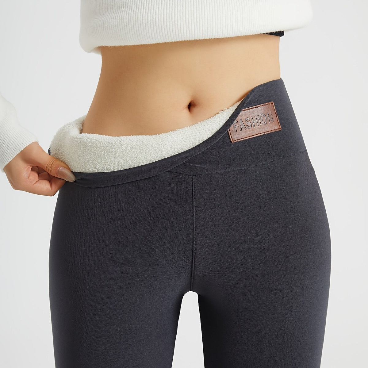 Women's Fleece-Lined Leggings – High-Waist Thermal Winter Leggings