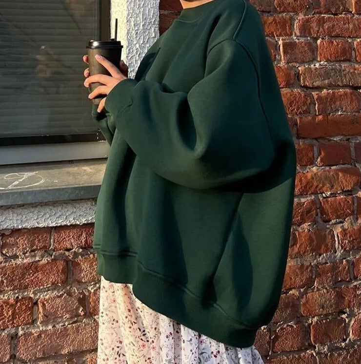 Women's Oversized Sweatshirt – Crew Neck Jumper
