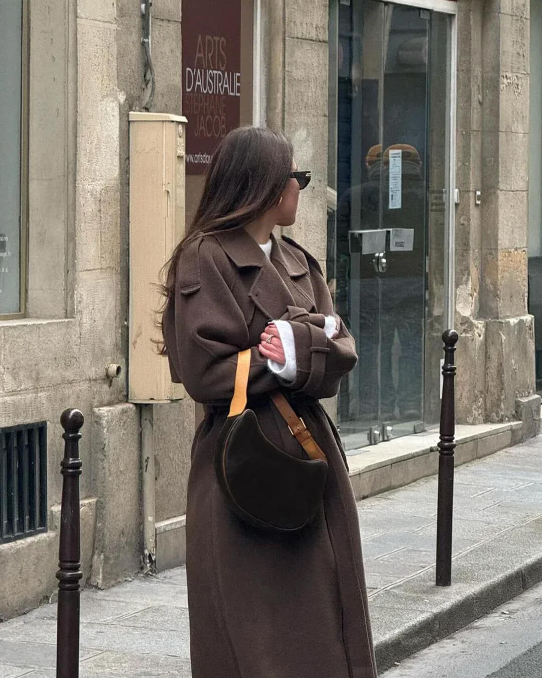 Women's Wool Trench Coat – Belted Winter Coat