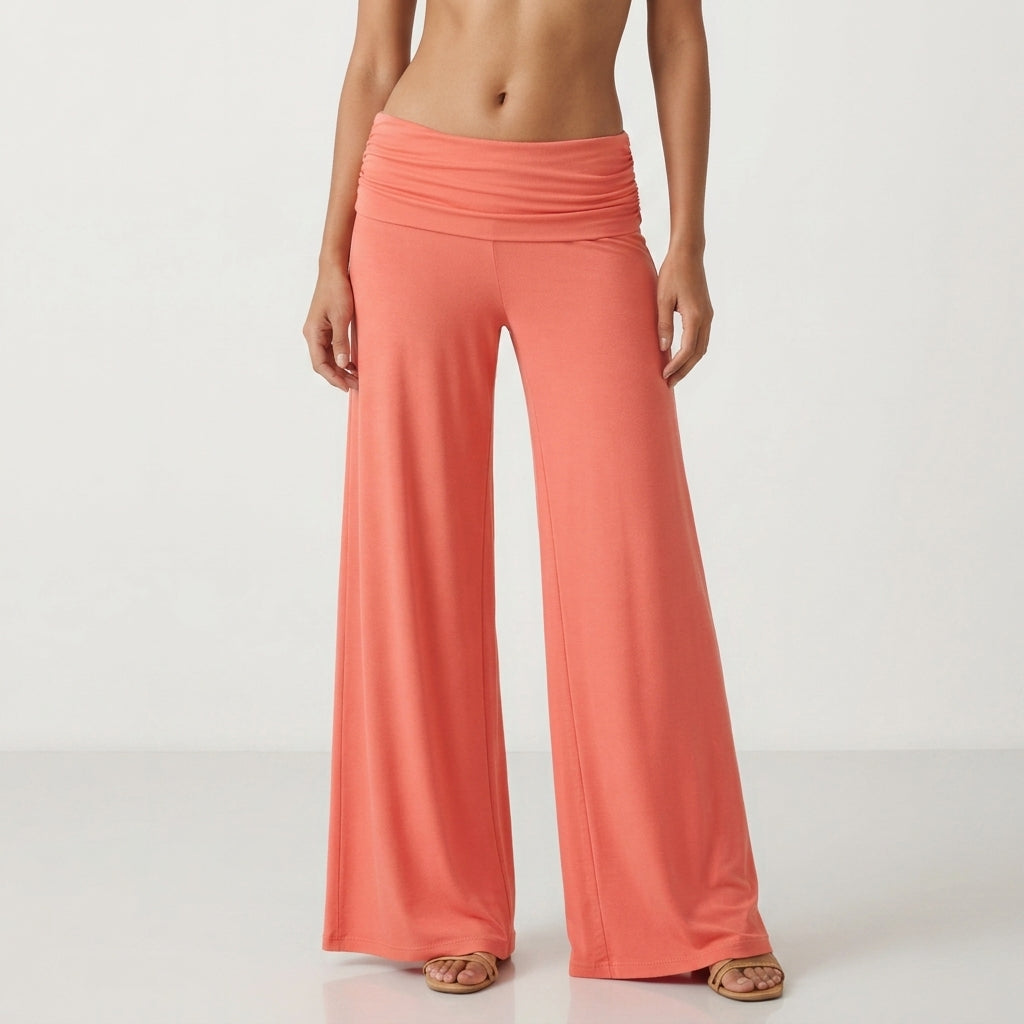 Women's Wide Leg Trousers – High Waisted Palazzo Trousers