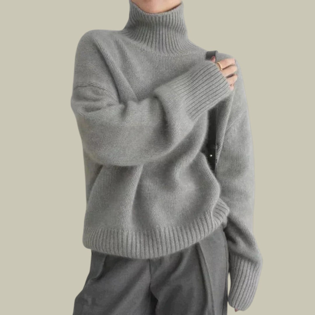 Women's Merino Wool Jumper – Roll Neck