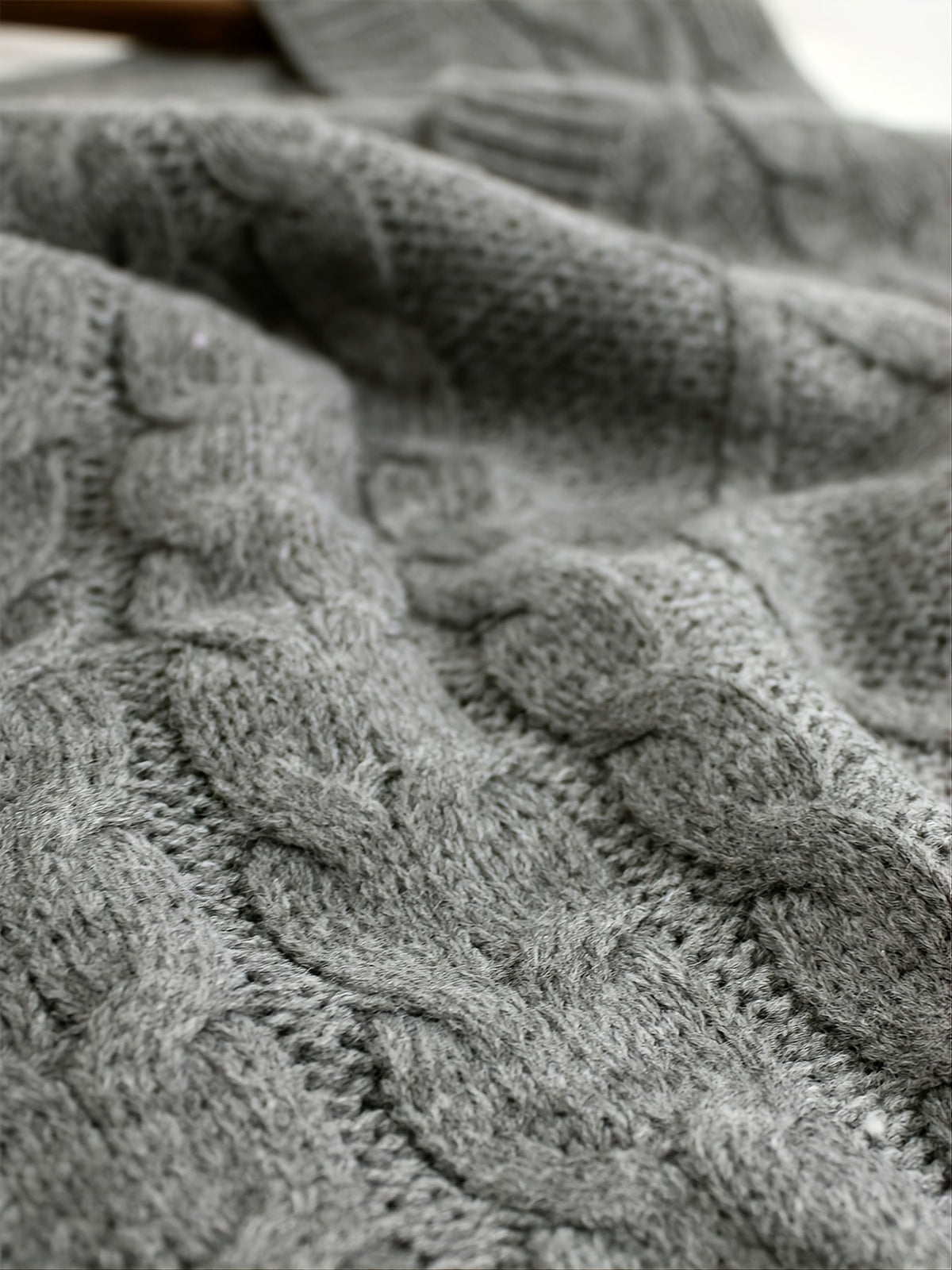 Women's Cable Knit V-Neck Jumper Vest, Preppy Layering Piece