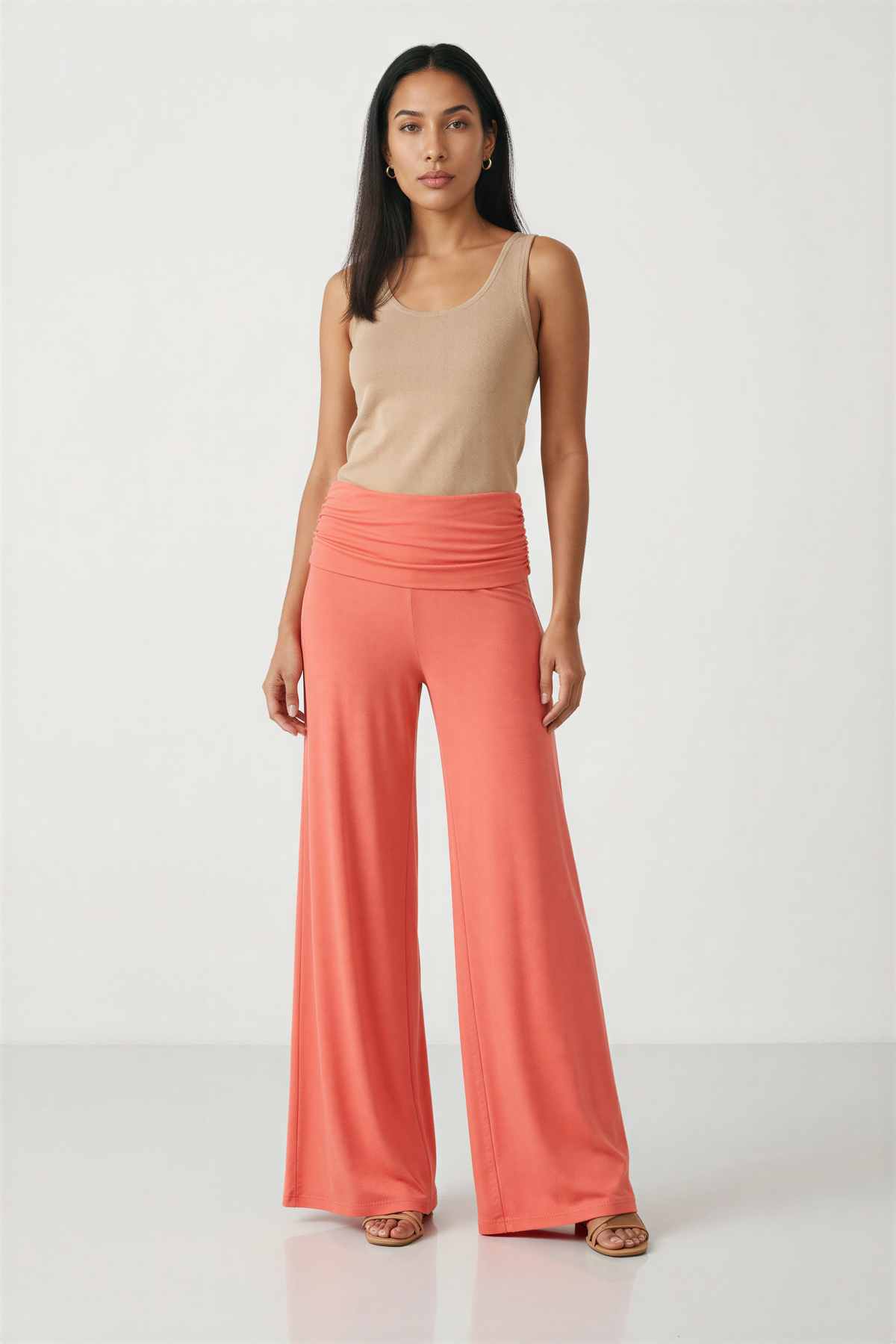 Women's Wide Leg Trousers – High Waisted Palazzo Trousers