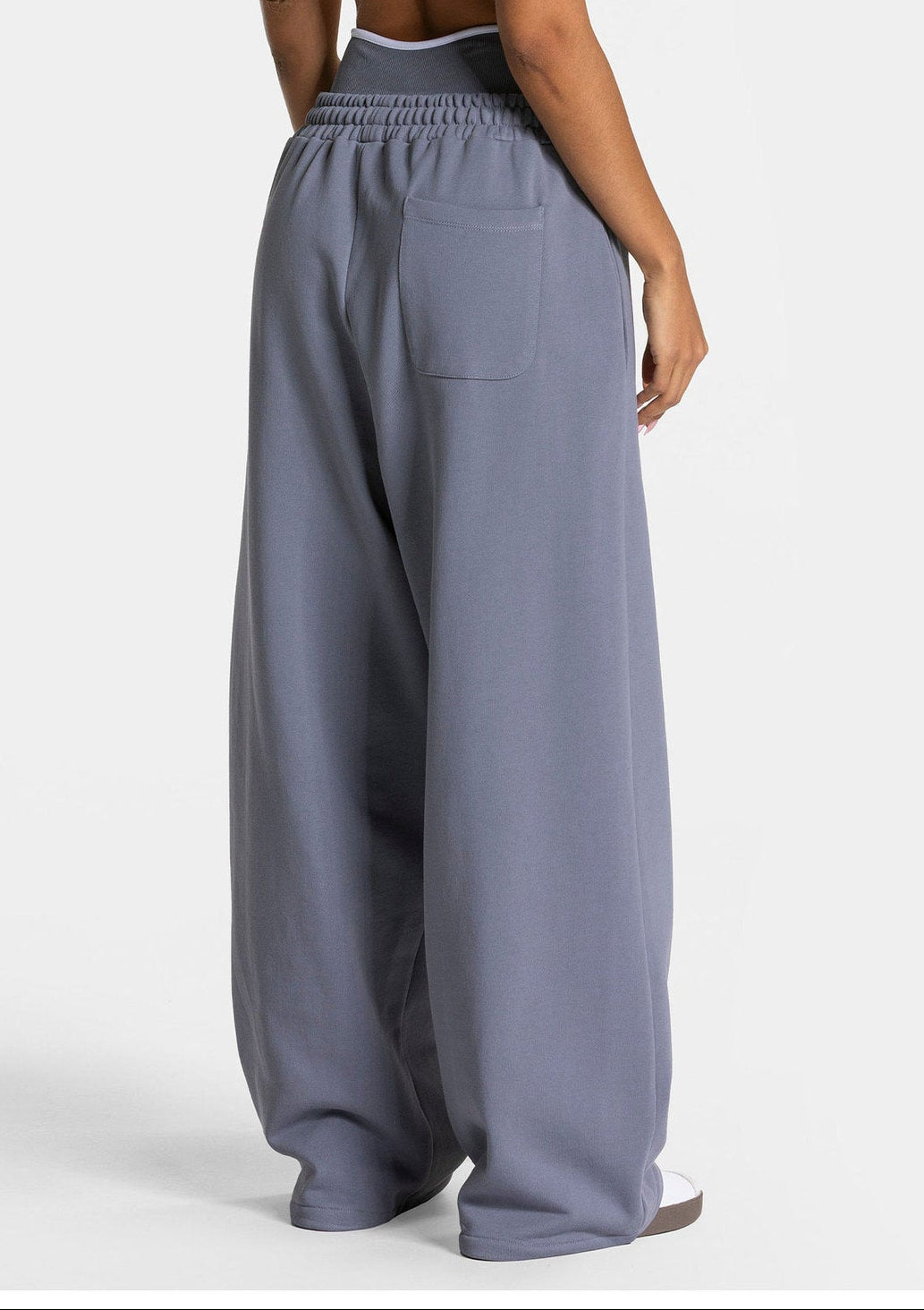 Women's Silk Blend Flared Yoga Pants High-Stretch Wide-Leg
