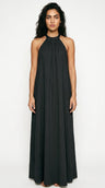 Halter Neck Maxi Dress Loose Fit Sleeveless Summer Dress