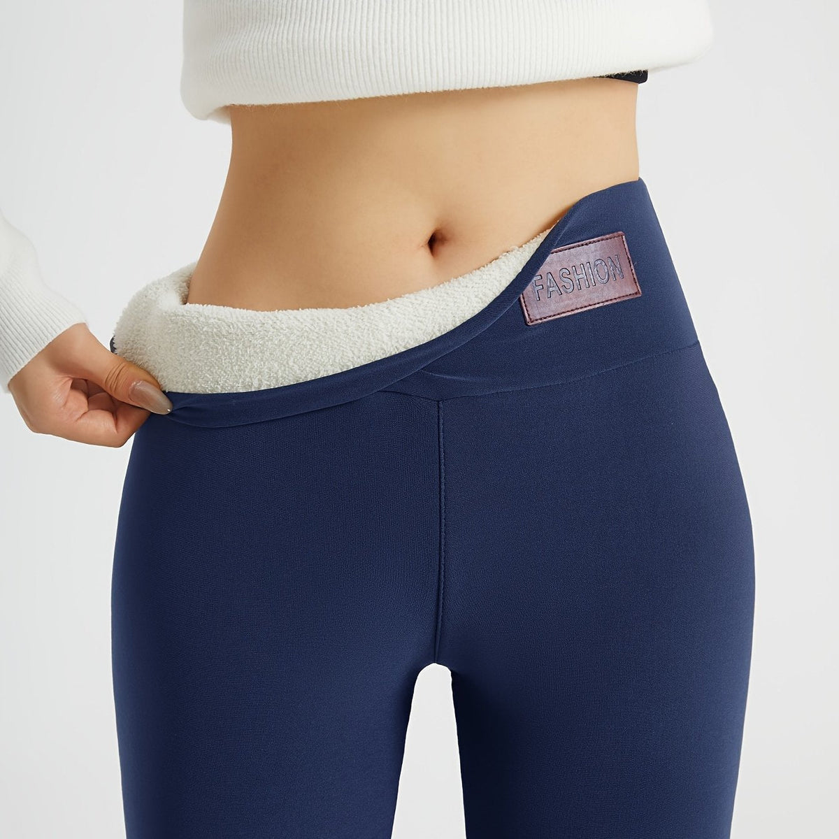 Women's Fleece-Lined Leggings – High-Waist Thermal Winter Leggings
