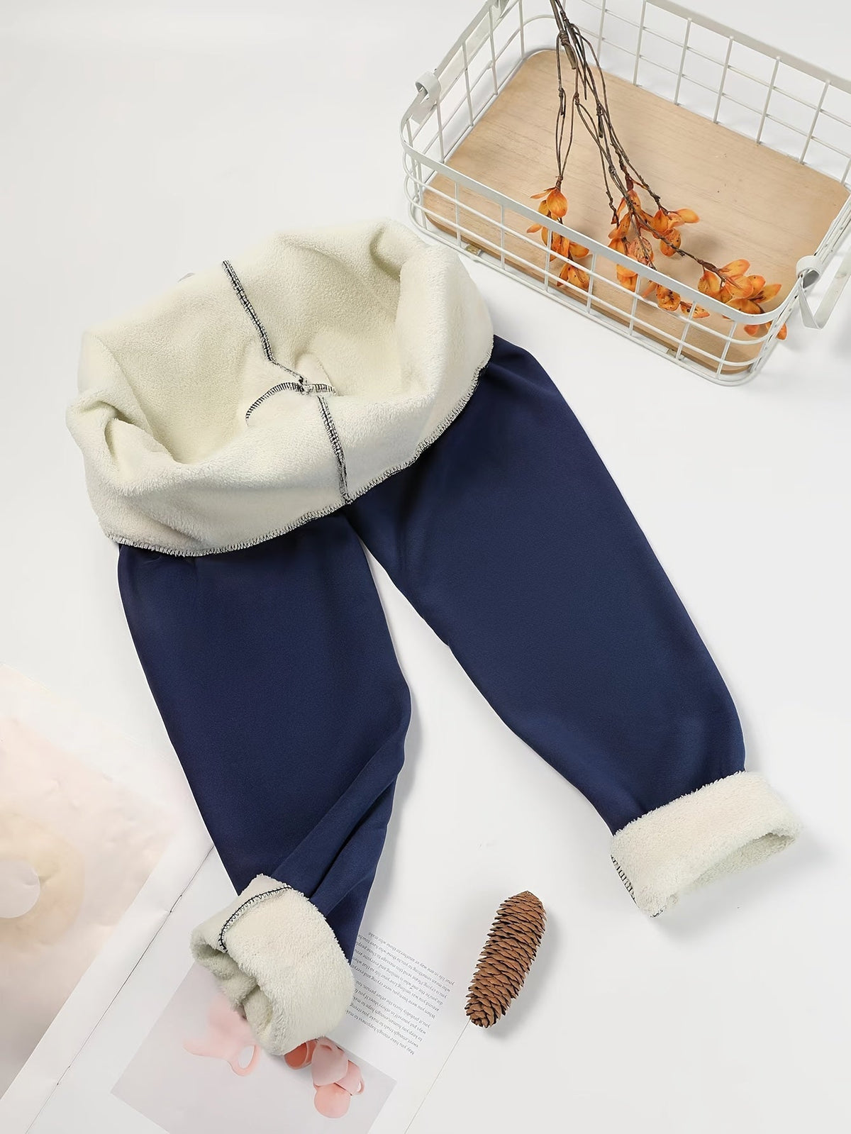Women's Fleece-Lined Leggings – High-Waist Thermal Winter Leggings