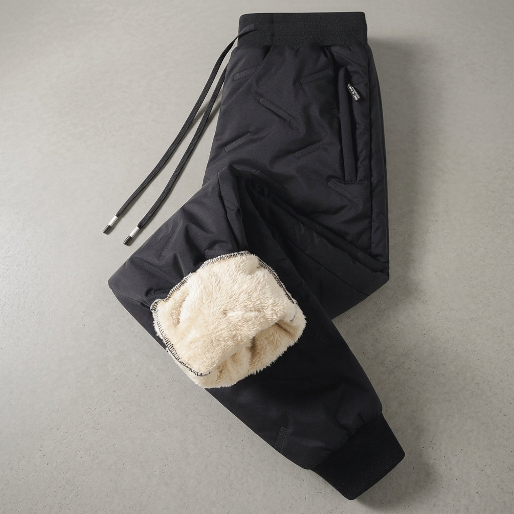 Women's Fleece-Lined Joggers – Thermal Winter