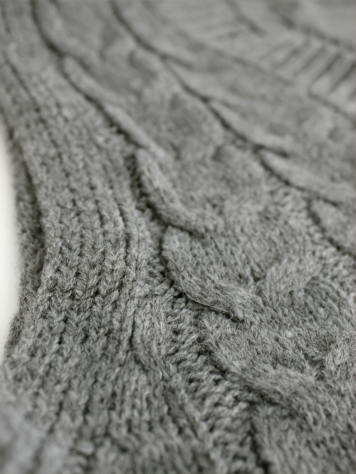 Women's Cable Knit V-Neck Jumper Vest, Preppy Layering Piece