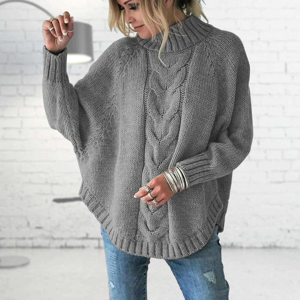 Women's Cable Knit Oversized Jumper