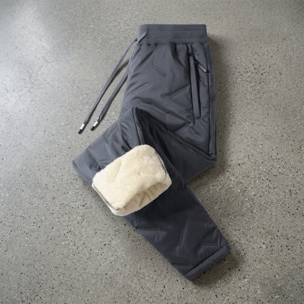 Women's Fleece-Lined Joggers – Thermal Winter
