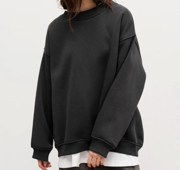 Women's Oversized Sweatshirt – Crew Neck Jumper