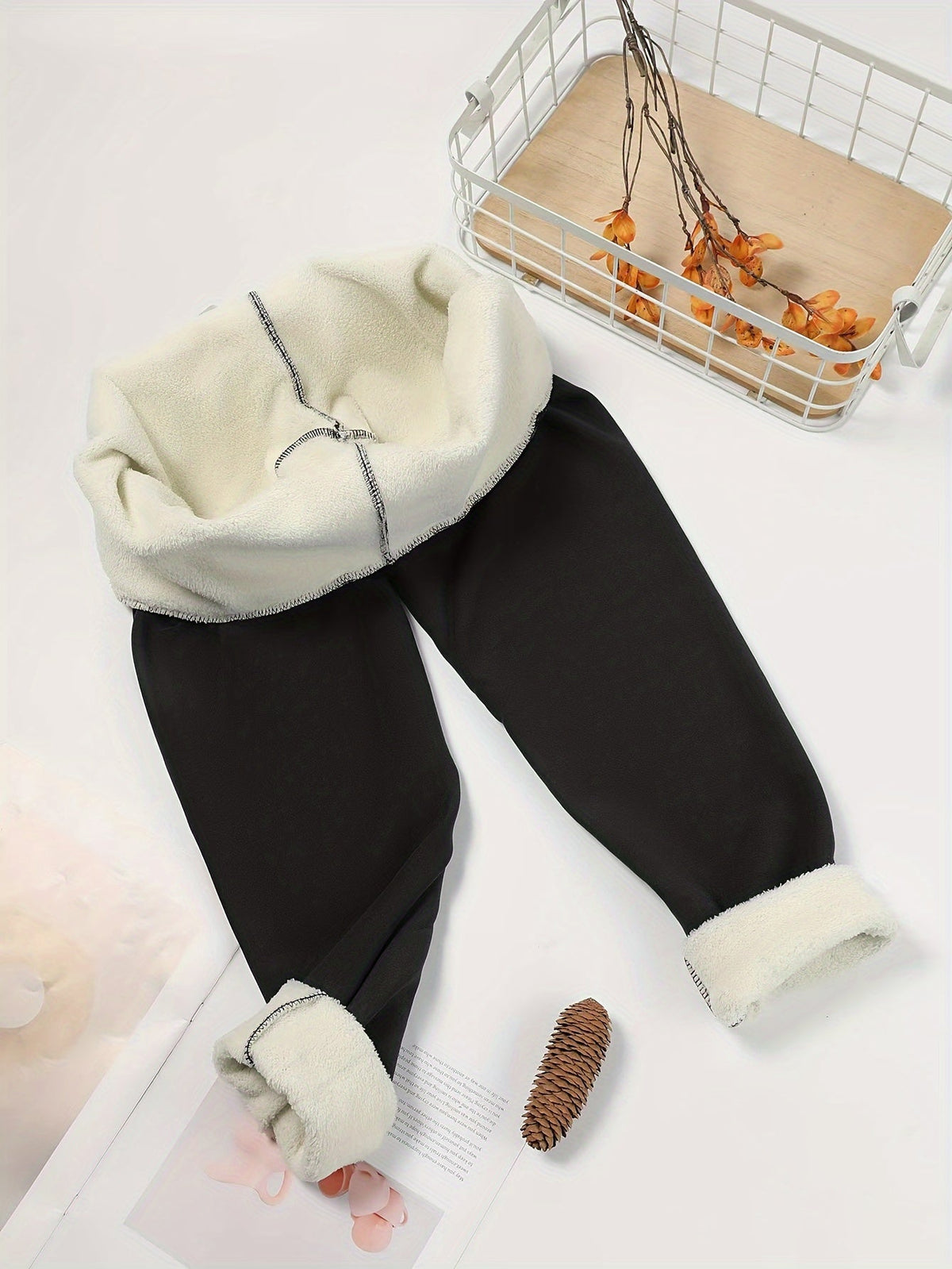 Women's Fleece-Lined Leggings – High-Waist Thermal Winter Leggings