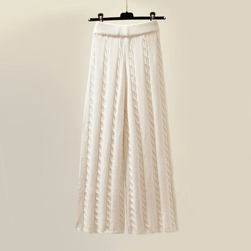 Women's Cable Knit Jumper & Trouser Co-ord