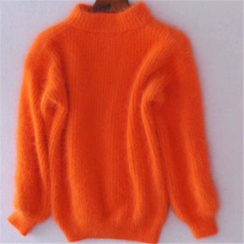 Women's Chunky Knit Jumper – Turtleneck Oversized Pullover