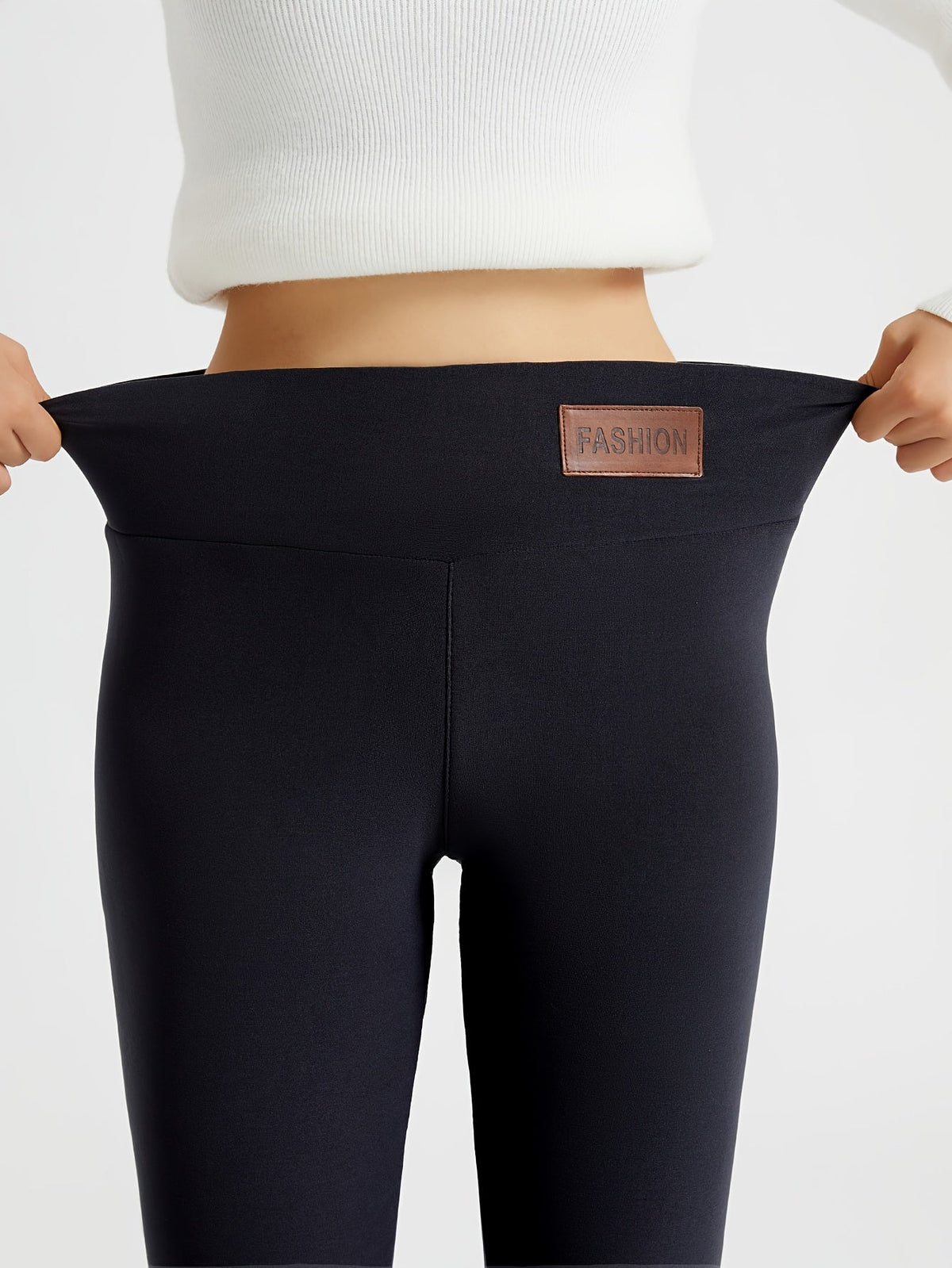 Women's Fleece-Lined Leggings – High-Waist Thermal Winter Leggings