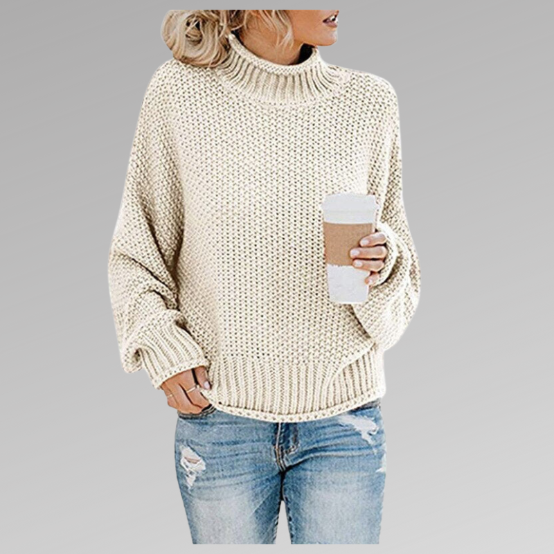 Women's Chunky Knit Jumper - Oversized Fit