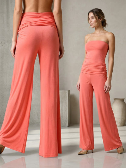 Women's Wide Leg Trousers – High Waisted Palazzo Trousers