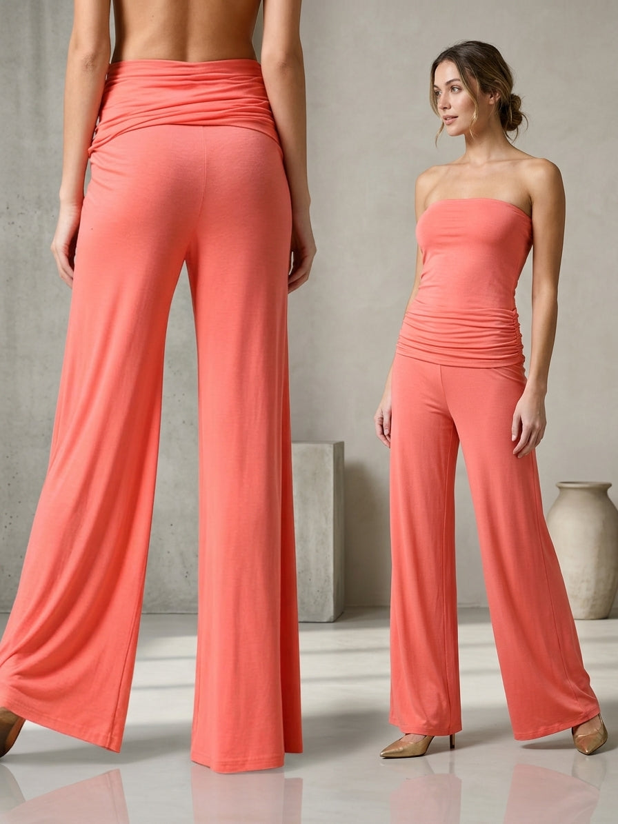 Women's Wide Leg Trousers – High Waisted Palazzo Trousers